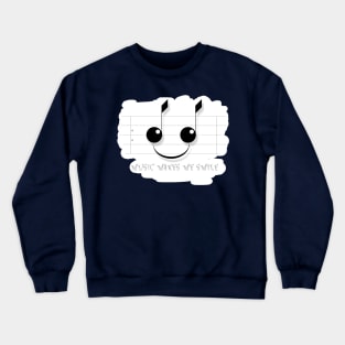 Music Smile Crewneck Sweatshirt